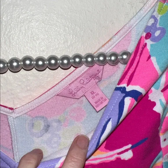 Lilly Pulitzer Amelia XL 12-14 girls dress Jam out - Picture 3 of 5